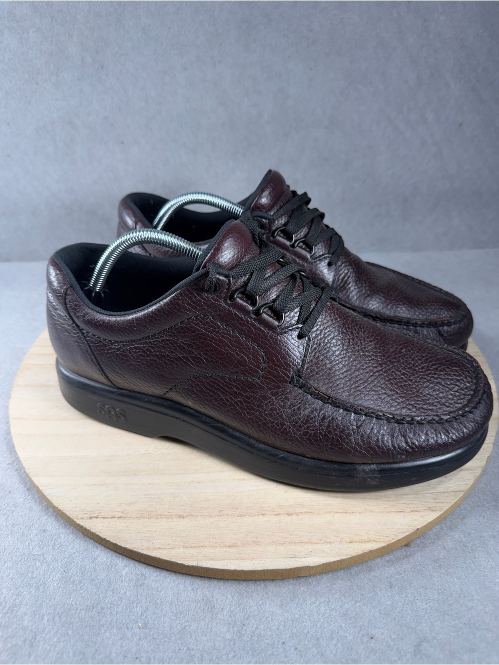 SAS Bout Time Men’s 11M Cordovan Burgundy Leather Comfort Walking Shoes USA